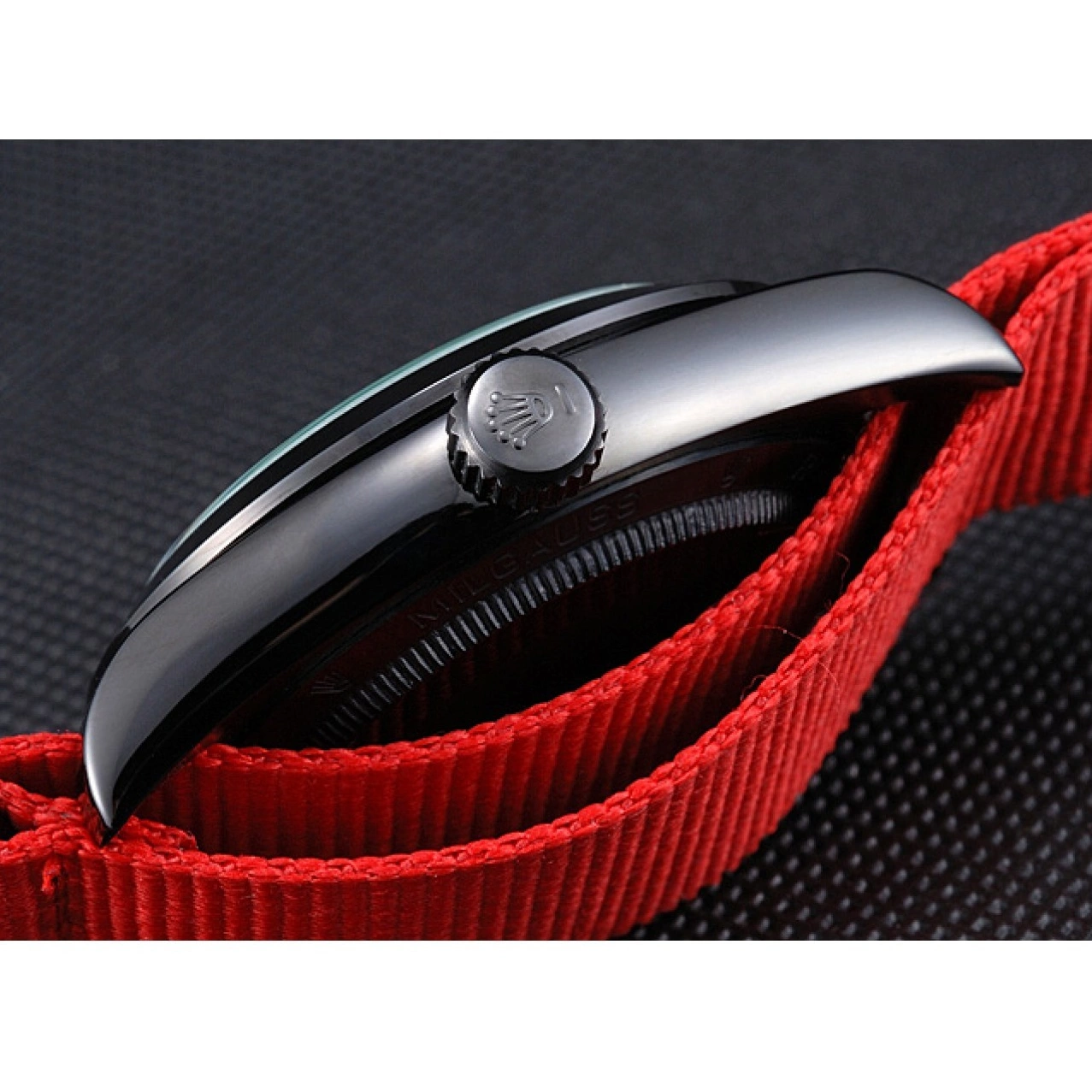 Aaa replica watch Red Milgauss Strap 622002 Bamford Rolex Nylon 0823
